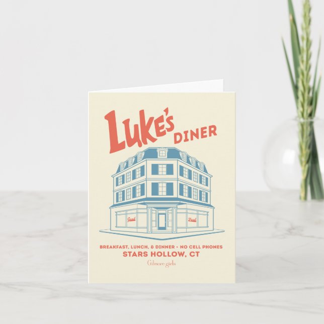 Luke's Diner Stars Hollow Design (Devant)