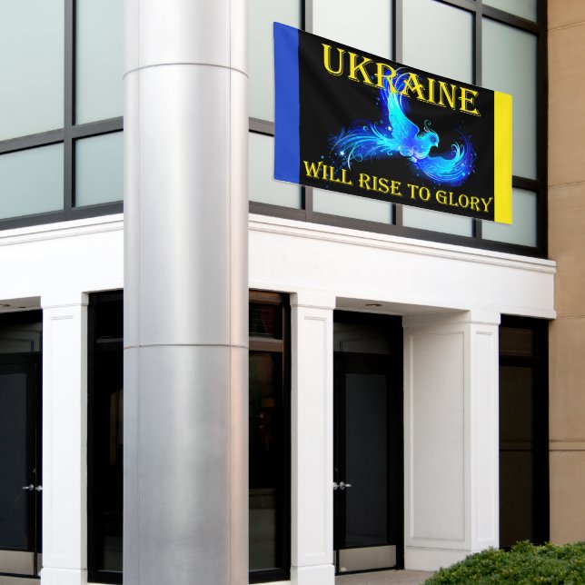 L'UKRAINE SE RELÈVERA À LA GLOIRE BANNière (Bâtiment extérieur)