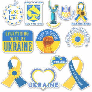 L'Ukraine soutient les autocollants de vinyle agra