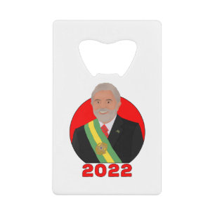 Lula 2022 credit card bottle opener