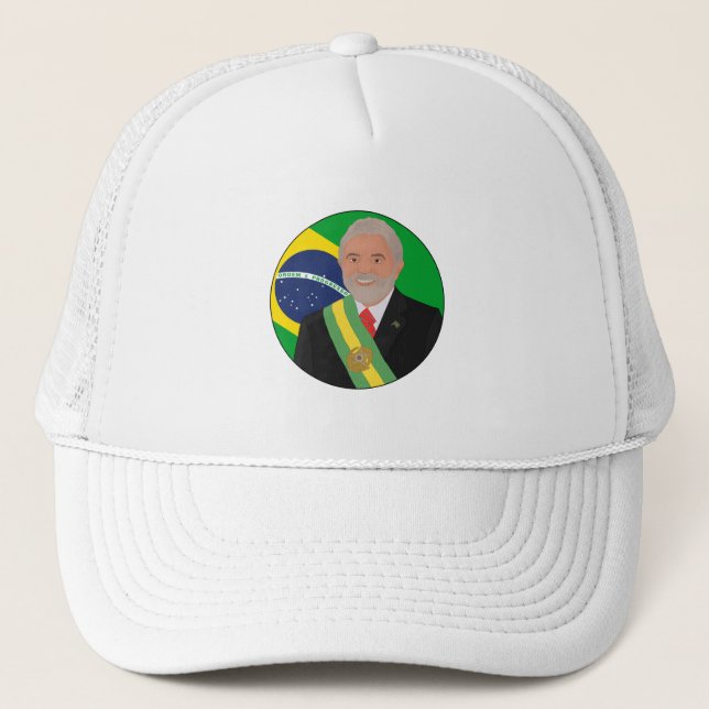 Lula Brazil Trucker Hat (Front)