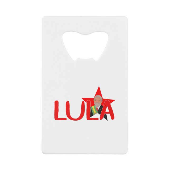 Lula Credit Card Bottle Opener (Front)
