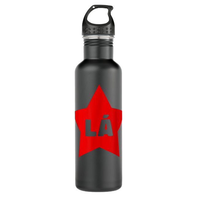 Lula Presidente 2022 Group Design LÁ Star Red Braz 710 Ml Water Bottle (Front)