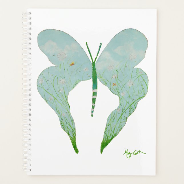 'Lullaby' Butterfly Day Planner (Front)