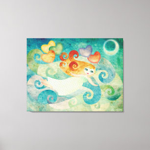 Lullaby Stretched Canvas Print Wall Art