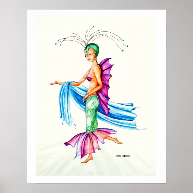 Lulu - Autre Poster d'Art de Poisson (Devant)