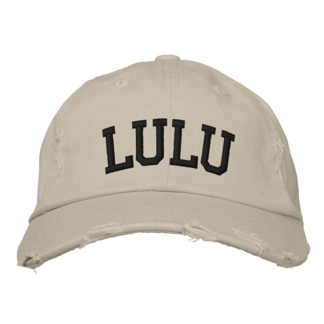 Lulu Casquette brodé (Devant)