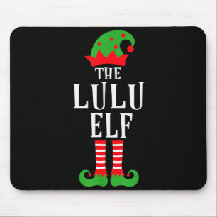 Lulu Elf Family Matching Group Christmas Gift Funn Mouse Pad