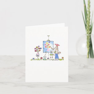 Lulu Notes / Artist 4 x 5.6 note card