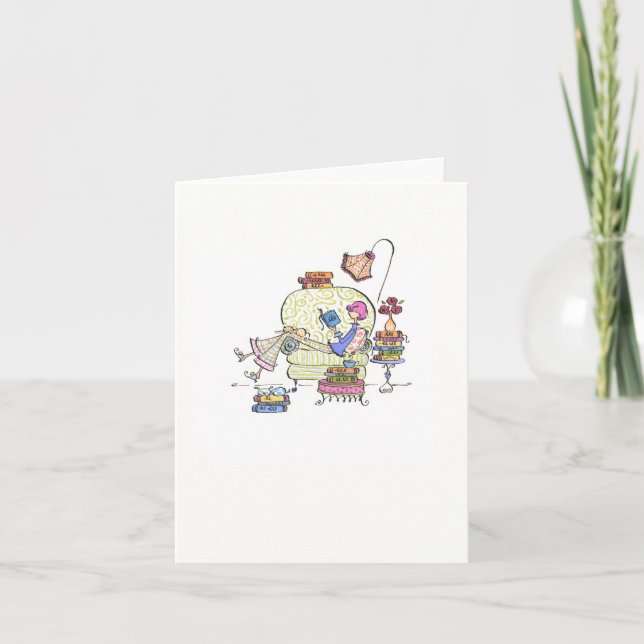 Lulu Notes/ Reader 4 x 5.6 note card (Front)