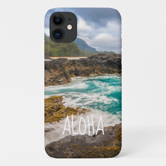 Lumaha'i Beach, Kauai, Hawaii Case-Mate iPhone Case (Back)