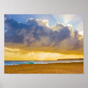 Lumahai Beach, Kauai, Hawaii Poster