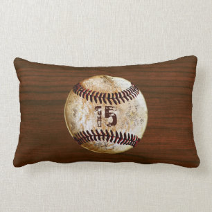 Lumbar à oreillers de baseball Vintage personnalis