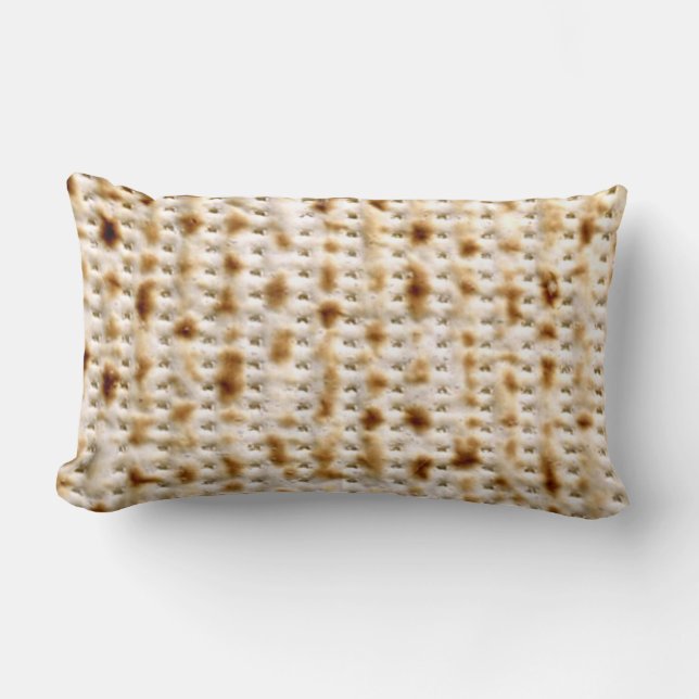 Lumbar Pillow Matzo - Perfect for Passover Seder! (Front)