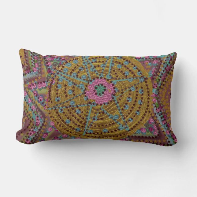 Lumbar Star Pattern Pillow (Front)