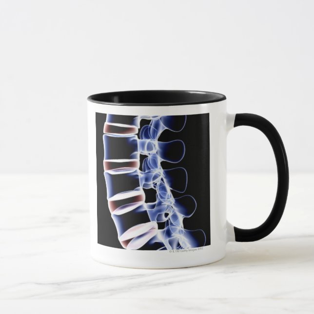 Lumbar Vertebrae 2 Mug (Right)