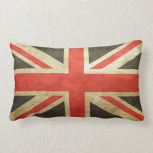 Lumber Cushion - Vintage Flag Of The UK