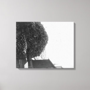 Lumber Pile outside the De Smet Mill  Photograph Canvas Print