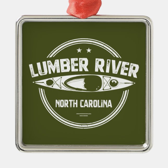 Lumber River, North Carolina Metal Ornament (Front)