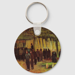 Lumber Sale by Vincent van Gogh Keychain