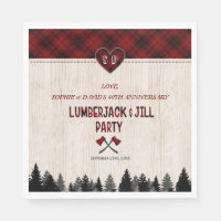 LumberJack and Jill Wedding Wood 40th Anniversary