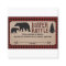 Lumberjack Baby Shower Diaper Raffle Card Bear