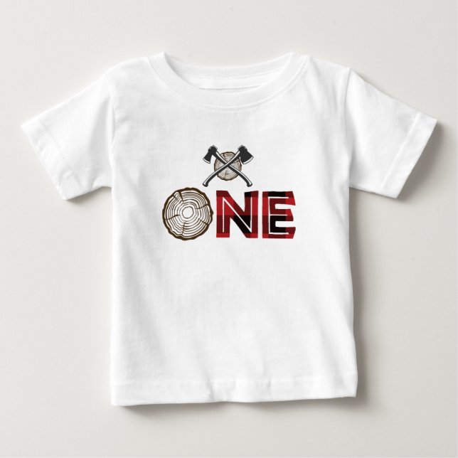 Lumberjack Birthday ONE Shirt - Lumberjack (Front)