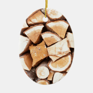 Lumberjack Ceramic Ornament