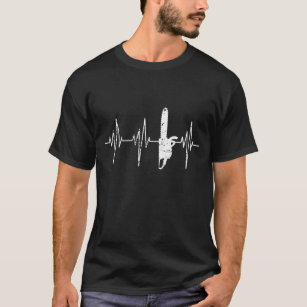 Lumberjack - Chainsaw Distressed Heartbeat T-Shirt