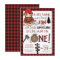 Lumberjack First Birthday Invitation, 1st Invite