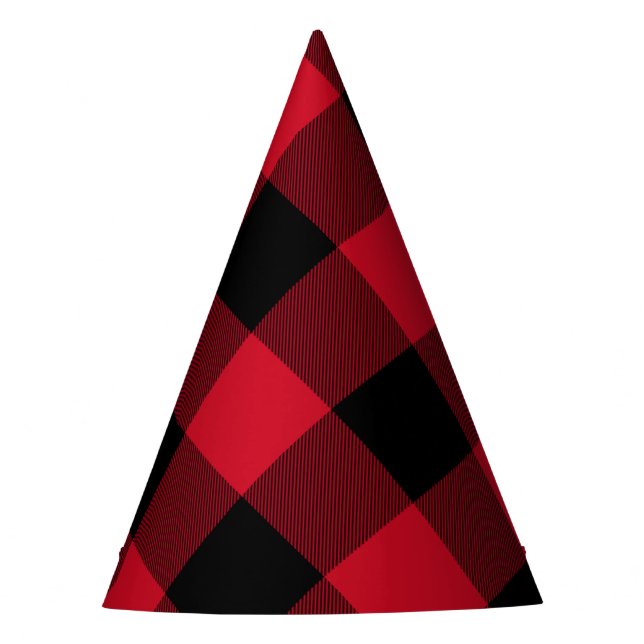 Lumberjack First Birthday, Wild One Party Hat (Front)