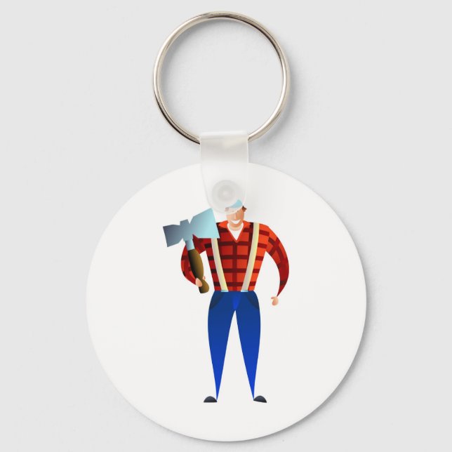 Lumberjack Keychain (Front)