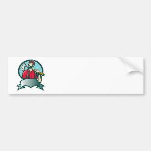 Lumberjack Logger Forester Woodcutter Bumper Sticker