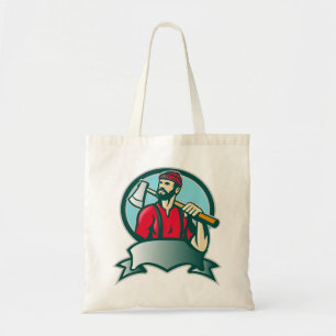 Lumberjack Logger Forester Woodcutter Tote Bag