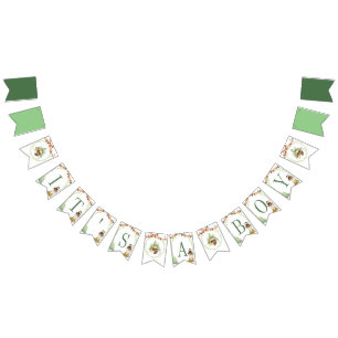 Lumberjack Party Bunting Banner It's A Boy