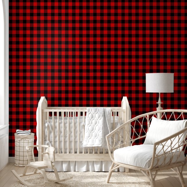 Lumberjack - Plaid Pattern 2 Wallpaper (Kids)