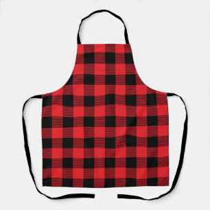 Lumberjack Plaid Seamless Pattern  Apron