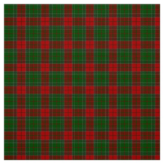 Lumberjack Red Green Plaid Fabric (Swatch)