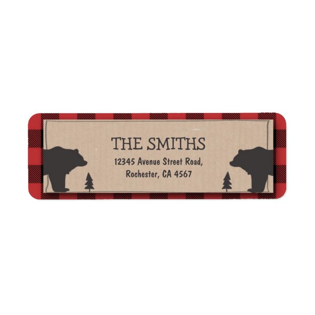 Lumberjack Return Address Label (Front)