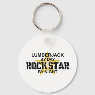 Lumberjack Rock Star by Night Keychain