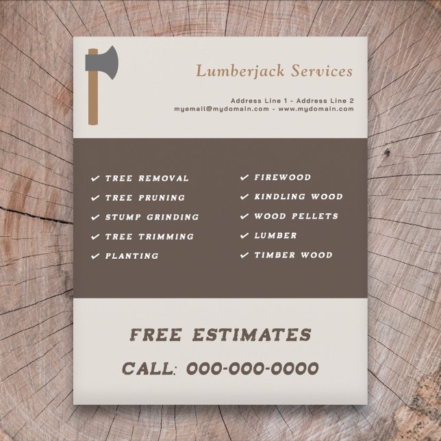 Lumberjack Services Flyer (Lumberjack Services Flyer)