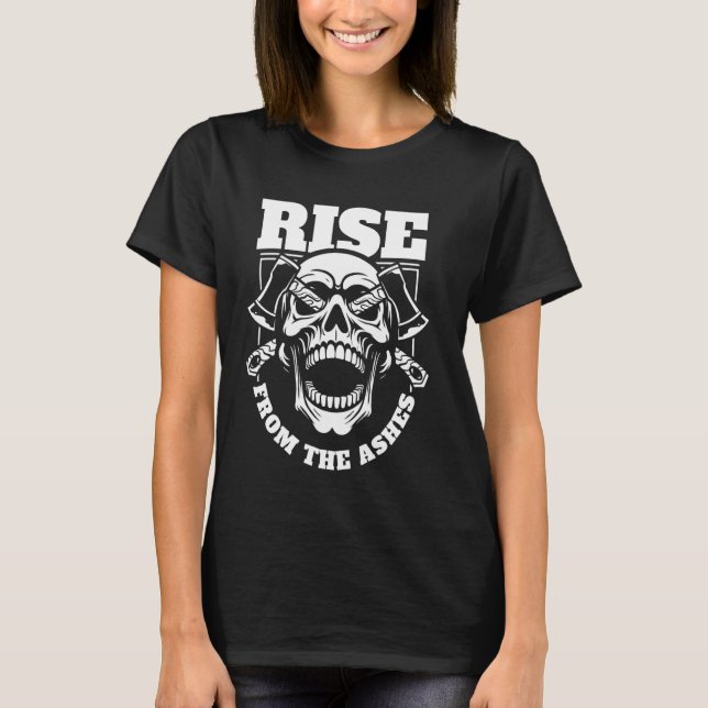 Lumberjack Skull Logger - Timberjack Forester T-Shirt (Front)
