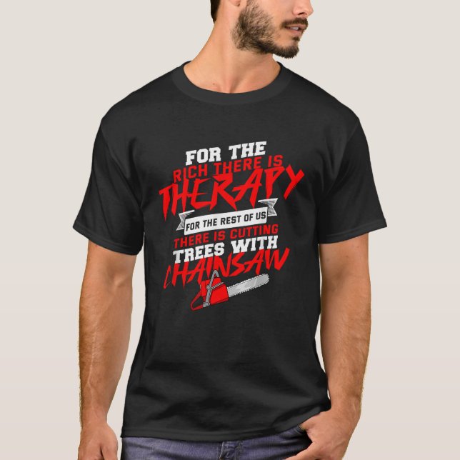 Lumberjack Tool Trunk Chainsaw Dangerous T Shirt (Front)