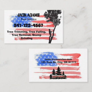 Lumberjack Tree Service Business Card