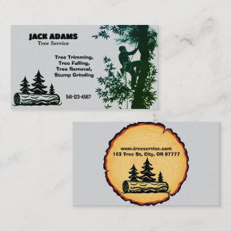 Lumberjack Tree Service Business Card