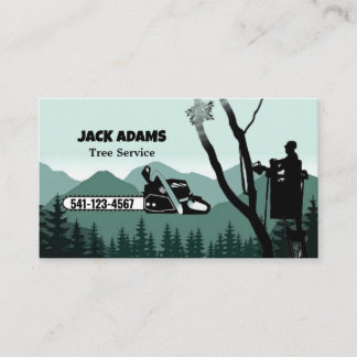 Lumberjack Tree Service Business Card