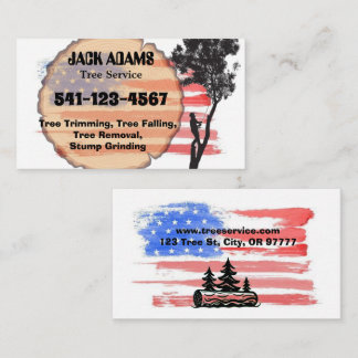 Lumberjack Tree Service Business Card