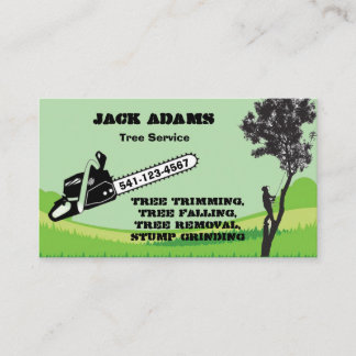 Lumberjack Tree Service Business Card