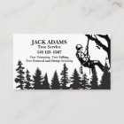 Lumberjack Tree Service Business Card