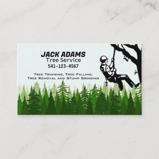 Lumberjack Tree Service Business Card